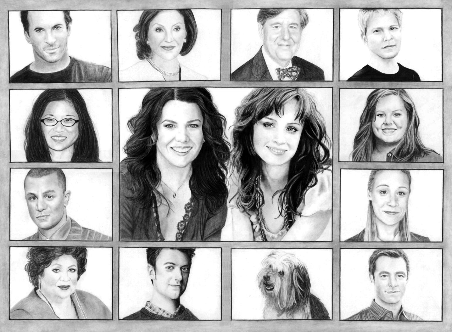 Gilmore_Girls_Cast_by_kitsunegari16